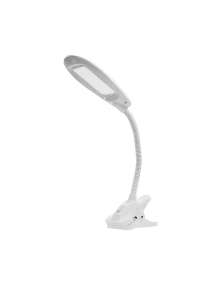 Flexo Sajas 5w 6000k Blanco C/pinza Orientab.400lm 46x11