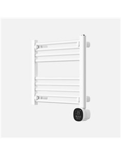 Toallero Electrico Scuti Blanco 300w 3modos Display  Tactil Anti-hielo Temporizador 54x52x9cm 2