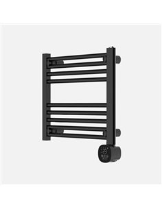 Toallero Electrico Scuti Negro 300w 3modos Display  Tactil Anti-hielo Temporizador 54x52x9cm 2