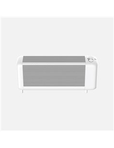 Radiador De Mica Pinsapo 1500w Blanco 2pot Antivue Luz Ind.protecc.seg.term.reg.29x65x16cm 2