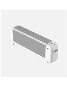 Radiador De Mica Pinsapo 2000w Blanco 2pot Antivuelco Luz Ind.protecc.seg.termost.reg.29x80x16cm