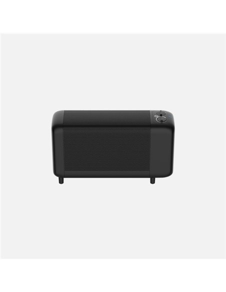 Radiador De Mica Pinsapo 1000w Negro 2pot Antivuelco Luz Ind.protecc.seg.termost.reg.29x50x16cm