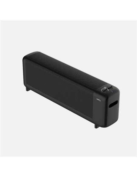 Radiador De Mica Pinsapo 2000w Negro 2pot Antivuelco Luz Ind.protecc.seg.termost.reg.29x80x16cm