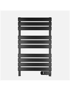 Toallero Elect.aluminio Jalon Negro 450w Display Led Ip24.protec.temporizador24h 97x55 2