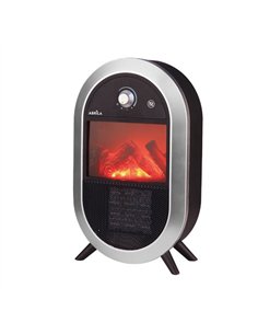 Termoventilador Ptc Ceramico Sauce 1800w Negro/plata 2pot 3fun. Protecc.seguridad 42x23