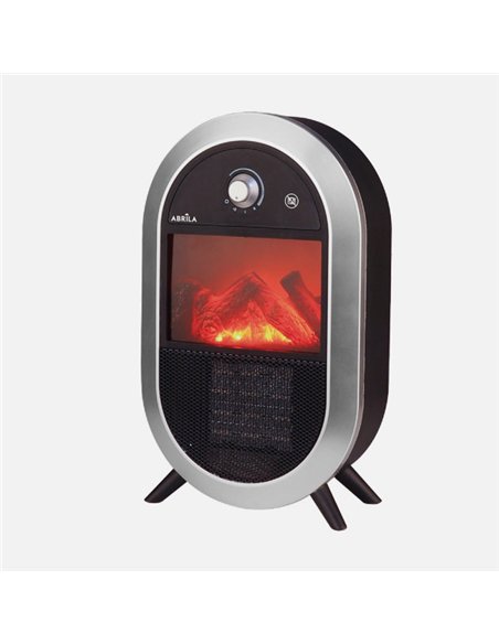 Termoventilador Ptc Ceramico Sauce 1800w Negro/plata 2pot 3fun. Protecc.seguridad 42x23,5x13cm
