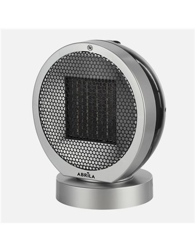 Termovent.ptc Ceramico Pomelo 2000w Negro/plata 2pot 3fun.rotatorio Antivuelco.seg. 29,3x24x18cm