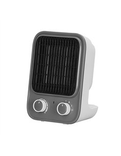 Termoventilador Ceramico Ptc Junco 1500w Gris/blanco 2pot.3fun.Antivuelco Segurid.Luz .ind.22