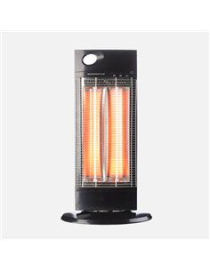 Estufa Elect.de Carbono Tipuana 1000w Negra 2pot. Oscilant.protecc.seg.antivuelco 70x38x26cm