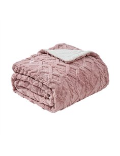 Manta Elect.monroy Rosa/blanco 160w 180x130cm 9niveles Autoapagado