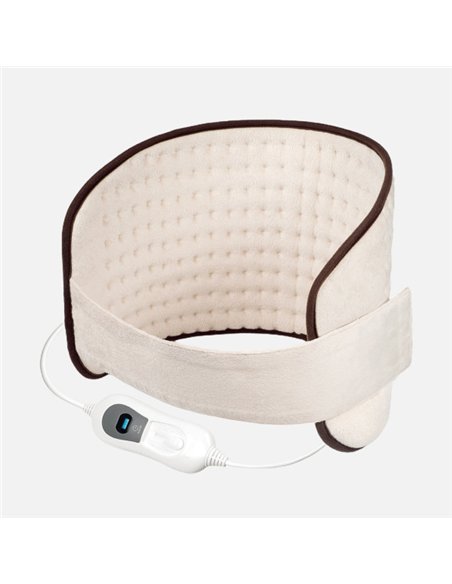 Almohad.elect.lumbar Hurdes Beis/marron 100w 69x29cm 3niv Autoapagado
