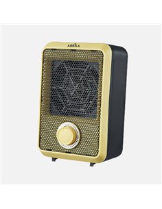 Termoventilador Elect.Carpe 600w Amarillo/negro Antivuelco