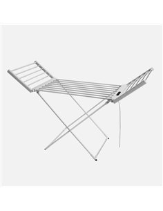 Tendedero Elect.plegable Silvestre 260w Aluminio  Temporizador .control Temp.cable1 2