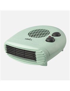 Termoventilador Elec.toril 2000w Verde/negro Horizontal 2pot.3fun.termostato Reg.12x26x26cm
