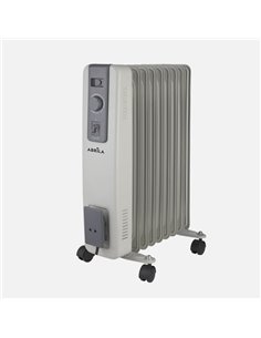 Radiador Aceite Acebuche 2000w Gris 3pot.9elementos