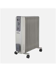 Radiador Aceite Acebuche 2500w Gris 3pot.11elementos