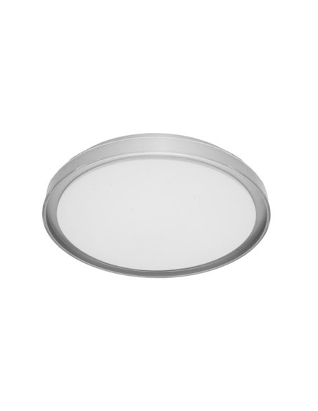Plafon Bianca 60w 3000-4200-6500k Blanco/plata 7x50x50cm 5400lm C/remoto Y Memoria