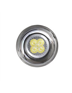 Empotrable Alfa Cromo Redondo 1xgu10 4x9x9cm Corte 7