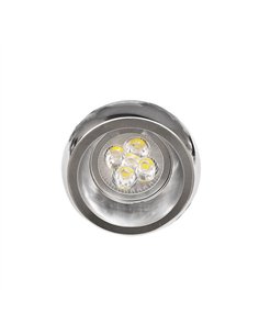 Empotrable Beta Cromo Redondo. 1xgu10 5x9x9cm Corte 7