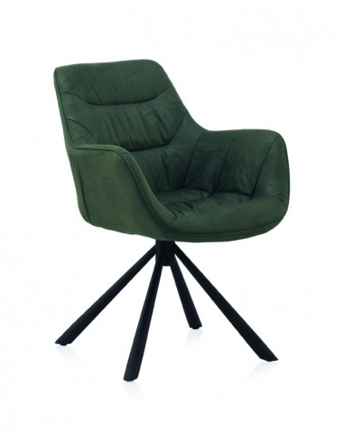 PACK 4 SILLONES TAPIZADOS VERDE...
