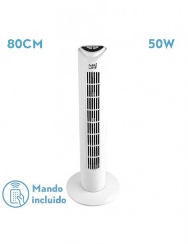 Ventilador De Torre Tuka Blanco 3 Vel...